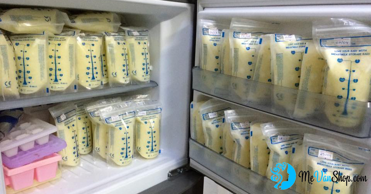 cách Trữ sữa mẹ trong tủ lạnh