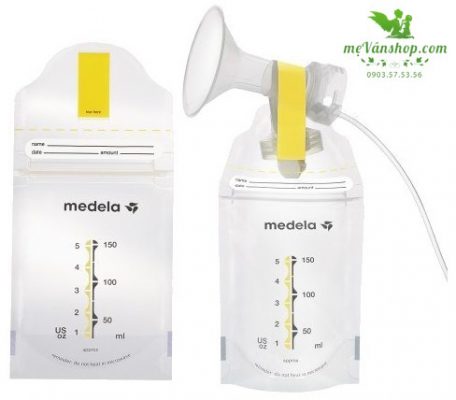Túi trữ sữa Medela thuận tiện khi sử dụng, bảo quản sữa mẹ trong tủ lạnh một cách an toàn, tiện lợi và lâu dài