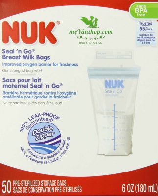Túi trữ sữa Nuk là sản phẩm tiện dụng, được các mẹ tin dùng
