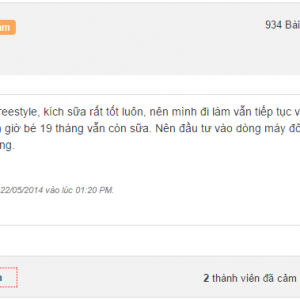 Danh gia may hut sua medela freestyle