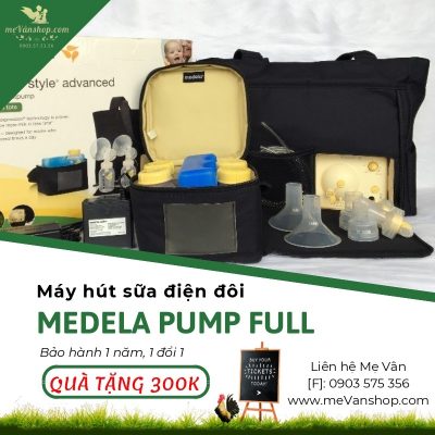 Máy hút sữa Medela Pump đầy đủ