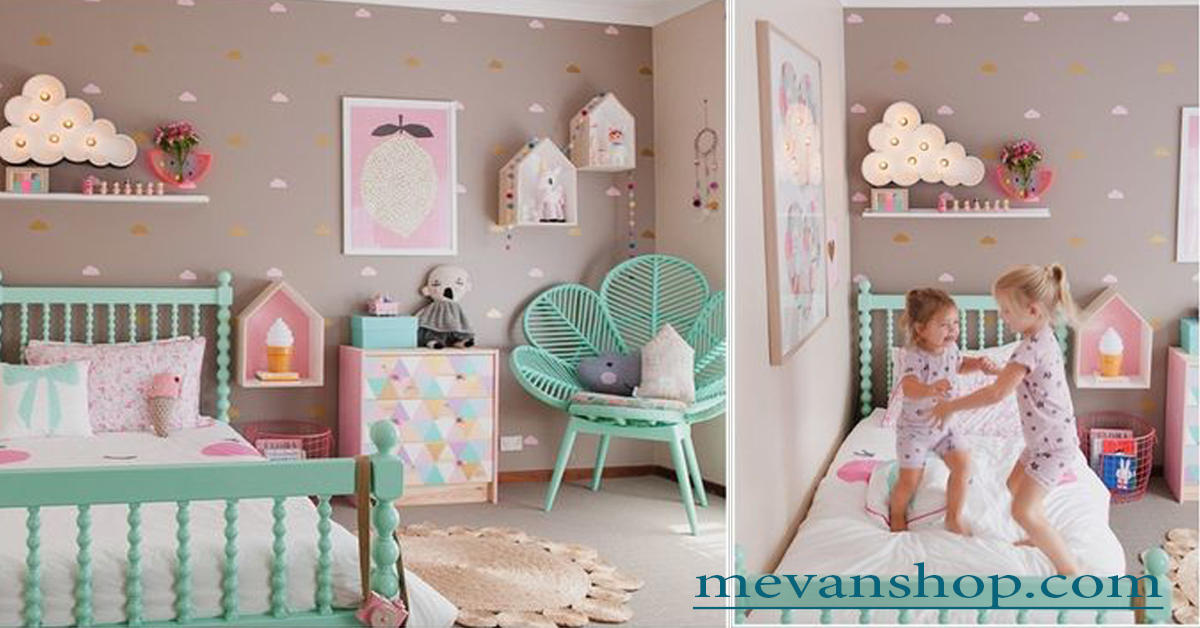 trang tri phong cho con gai