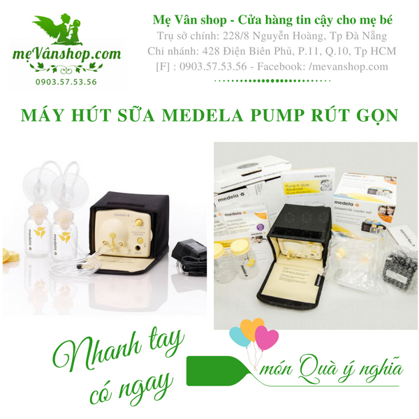 Máy hút sữa medela pump rút gọn