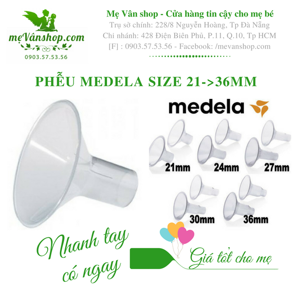 Phễu hút sữa máy medela